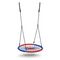 ​Leagan cuib , cadru otel, 100 % poliester, scaun confortabil, forma rotunda, 95 cm, cu model Spiderman, albastru si rosu, Lungime: 95 cm, Culoare: Rosu, Albastru-Dacenergy.ro