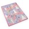 Spatiu de joaca 2 in 1, covoras din spuma si carte de colorat, asigura izolare termica fata de sol, textura anti-alunecare, model frumos cu printese, 120 x 90 cm, roz, Dimensiune (cm)	: 120 x 90-Dacenergy.ro