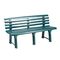 ​Banca de gradina , fabricata din plastic, cu spatar,  145 x 49 x 74 cm, verde, Numar locuri	: 3, Culoare: Verde-Dacenergy.ro