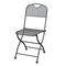Scaun gradina DacEnergy©, material metal, rezistent, pliant, culoare gri, 42 x 53 x 84.5 cm, Continut pachet	: 1 x Scaun, Latime: 42 cm, Culoare: Gri-Dacenergy.ro