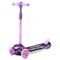 ​Trotineta pentru copii , inaltime reglabila a ghidonului, iluminare cu LED, roti mari, sigure, roz si violet, Culoare: Roz , Violet-Dacenergy.ro