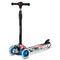 ​Trotineta , material ghidon aluminiu, cu 3 roti, iluminare Led in roti, inaltime reglabila, 79x27x60 cm, alb si rosu, Culoare: Rosu, Negru-Dacenergy.ro