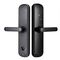 Incuietoare inteligenta DacEnergy©, pentru Acasa, Apartament, Airbnb, Vila, deblocare Fingerpint, Aplicatie TTLock, Cod, Card RFID, Cheie, negru, Culoare: Negru-Dacenergy.ro