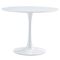 ​Masa bucatarie DacEnergy©, realizat din MDF, fixa, rotunda, design modern, diametru 110 cm, alb mat, Culoare: Alb-Dacenergy.ro